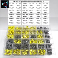 1380PCS 36 Models Calibration Capacitor Set 63V-100V 102J-105J square Capacitor Pack