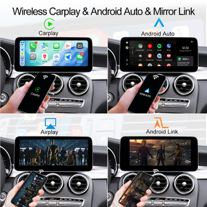 Qualcomm 12,8 ''Android 15 Автомобильный мультимедийный Радио Аудио плеер для Mercedes Benz C класса W205 AMG C300 2010 - 2018 Carplay экран - Product Image 5