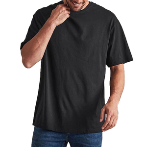 Custom Logo Heavy <b>Weight</b> Tshirts Tee Shirt 100% Cotton Plus Size Men's T-shirt 220GSM Cotton Oversized <b>Blank</b> T Shirts - Product Image 3