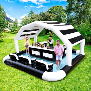 Op maat gemaakte PVC opblaasbare zwembadbars voor volwassenen, voor buitenfeesten en evenementen in de tuin - Product Image 4