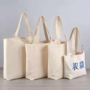 Bolsa de Compras de Lona de Algodón Reutilizable Ecológica al por Mayor con Logotipo Personalizado Impreso - Product Image 1