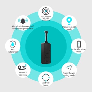 Nieuw Ontwerp 4G Gps Asset Voertuig Tracker Real Time <span class=keywords><strong>Monitoring</strong></span> Tamper Alert Back-Up Batterij Meerdere Locatiemodi - Product Image 4