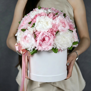 Décoration intérieure pour la maison, fleurs, <span class=keywords><strong>bouquet</strong></span> <span class=keywords><strong>de</strong></span> <span class=keywords><strong>pivoines</strong></span>, Saint-Valentin, fête des mères, remise <span class=keywords><strong>de</strong></span> diplôme, Pâques, coffret cadeau, roses éternelles préservées - Product Image 2