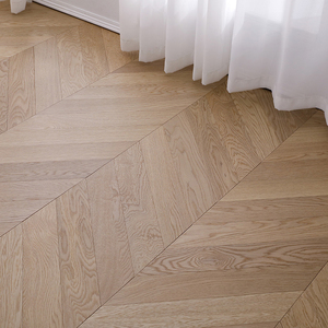 Suelo de Parqué Chevron de <span class=keywords><strong>Roble</strong></span> <span class=keywords><strong>Blanco</strong></span> Ecológico Pretratado OEM/ODM - Product Image 2