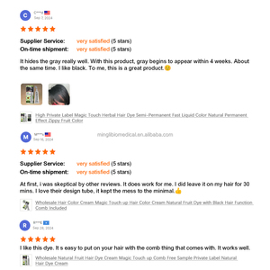 Chất Lượng Cao Màu Trái Cây Thuốc Nhuộm Tóc Kem Một Loạt Các Chiết Xuất Trái Cây Liều Duy Nhất Thuốc Nhuộm Tóc Kem Mỹ Phẩm Nhà Cung Cấp Thuốc Nhuộm Tóc - Product Image 6