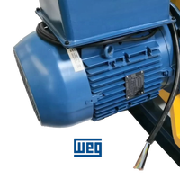 Treuil électrique industriel 1/2 tonnes robuste avec câble métallique 220/440V, treuil électrique ca 3 phases 1100lbs 500kg