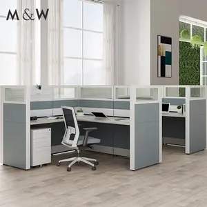 New Arrival Workstation Sound Proof Small Single Semi Circle Desk Sale Room Screen Divider Office Cubicle
