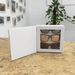 Boîtes d'emballage personnalisées pour lunettes de soleil, étui rigide personnalisé avec logo, boîte à lunettes de soleil en papier avec fenêtre transparente - Product Image 2