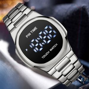 Men's electronic <b>watch</b> for export - new minimalist <b>digital</b> display student male <b>watch</b> - niche high-end <b>waterproof</b> wristwatch - Product Image 3