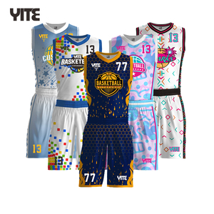 Tùy Chỉnh Trẻ Em Bóng Rổ Đồng Phục Thiết Lập Đảo Ngược Bóng Rổ Đồng Phục Đầy Đủ Đội Bóng Rổ Đồng Phục - Product Image 1