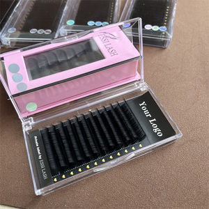 Lagessi − Extensions de cils en soie, plates, Double pointes, en cachemire, meilleure vente - Product Image 4