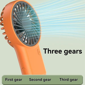 Nuevo Ventilador de Mano Plegable Recargable, Diseño de Dibujos Animados, con Gancho para Montañismo, Uso en Exteriores, Hogar y Oficina - Product Image 5