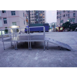 Adjustable Height Mobile Wooden Smart Stage for Stadium - Product Image 4