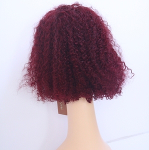 Short Bob Wig Lace Front Wigs Frontal Wig Glueless Full Human Hair for Black Cheap Curly Lace Closure Women 1 Piece - Product Image 1