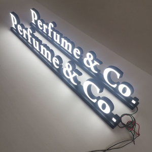 Letreros iluminados LED 3D de alta calidad, fácil de instalar, logotipo retroiluminado acrílico, letreros iluminados acrílicos - Product Image 1