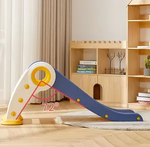 2023子供用屋内スライド幼児用スライド自立型キッズスライド幼児用バスケットボールフープ付きステップ