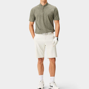 Custom Logo Pattern Printing High Quality Stretch Polyester Spandex Short Sleeve Quick Dry Fitted Golf Polo <b>T</b> <b>Shirts</b> - Product Image 1