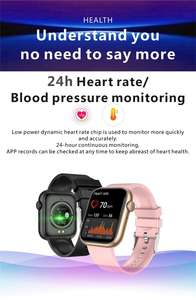 QX7 2-Zoll HD Farb-Smartwatch GPS-Navigation Kompass Fitness-Tracker Körpertemperatur-Monitor Kompatibel mit iOS Android für Herren - Product Image 5