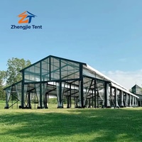 Tente Atrium Élégante pour Mariage, Fête, Événement Extérieur, Réception, Banquet, Cérémonie, Célébration – Grande Chapiteau à Parois Transparentes