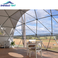 6m 8m 10m 12m dôme géodésique tente structure fête mariage glamping dôme tente à vendre