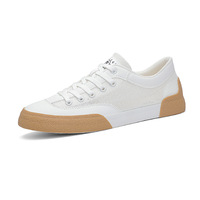 Chaussures de marche pour hommes, couleur unie, plates, respirantes, à lacets, en tissu mesh, pour dropshipping