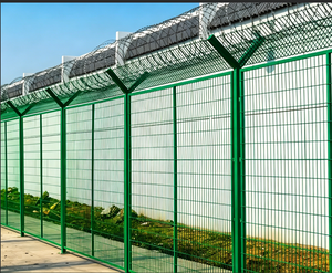 Clôture de prison en métal haute sécurité enduite, résistante à l'escalade et à la corrosion, épaisseur 0,8-1,2 mm, marque Guohui, pour clôtures de périmètre de prison - Product Image 2