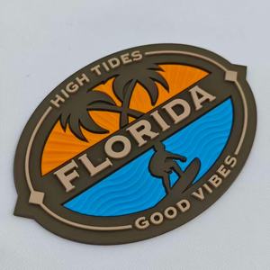 맞춤형 다양한 국가 국기 소형 PVC 로고 실리콘 아이언 온 패치 고무 국기 패치 - Product Image 3