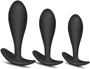 سدادة شرجية من السيلكون للجنسين, سدادة شرجية من السيلكون للجنسين ، 3 مقاسات مختلفة ، للرجال/النساء ، أداة تدريب شرجي للأزواج - Product Image 2