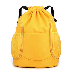 Sac à cordon, sac de sport, sac à dos à cordon, sac à cordon résistant à l'eau, sac à cordon de sport, sac à collation avec poche pour chaussures et bouteille pour le club - Product Image 2