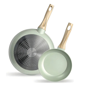 Juego de Ollas y Sartenes Modernas de Cerámica con Revestimiento de Mármol, 6 Piezas, Tapas de Vidrio, Asas de Baquelita, Antiadherentes, Aptas para Cocina de Gas e Inducción - Product Image 4