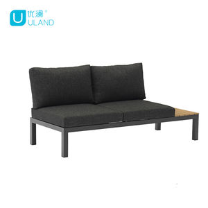 Uland – ensemble de canapés de jardin, Patio, meubles d'extérieur, cadre en aluminium, meubles en bois avec Table, canapé de salle à manger - Product Image 4