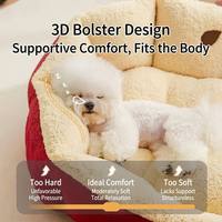 Cama de Lujo Moderna para Mascotas, Sofá para Perros, para Todas las Estaciones, Cálida para Invierno, Lavable, Colchoneta para Dormir para Perros Pequeños, Teddy, Bichón, Nido Premium para Gatos