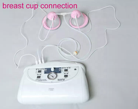 Appareil numérique portable de massage par vibration et aspiration pour l'augmentation mammaire, en silicone et plastique, compatible 110V/220V, garantie 1 an