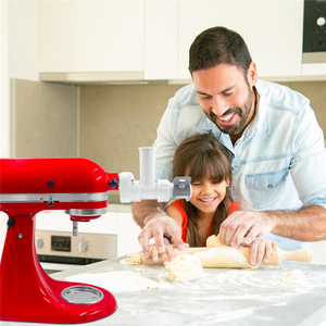 อุปกรณ์ทำพาสต้า KitchenAid แบบ 6 in 1 สำหรับเครื่องผสม<span class=keywords><strong>อาหาร</strong></span>แบบตั้งโต๊ะ <span class=keywords><strong>ทำ</strong></span>เส้นพาสต้าโฮมเมดสดๆ อุปกรณ์เสริมสำหรับ<span class=keywords><strong>ทำ</strong></span>สปาเก็ตตี้ - Product Image 2