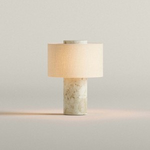Moderne Design-Tischlampe aus Naturmarmor LIGHTOPS Luxus-Dekoration Tischleuchte für Wohnzimmer und Schlafzimmer - Product Image 2