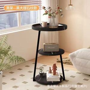 Mesa de centro pequeña de nuevo estilo, mesa auxiliar para sofá, sala de estar, apartamento pequeño, mesita de noche, mesa esquinera sencilla, mueble auxiliar. - Product Image 3