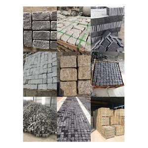 Outdoor Driveway Paving Stone 10x10 Grey Black Yellow <strong>Granite</strong> <strong>Cube</strong> Cubic Stone <strong>10x10x10</strong> - Product Image 2