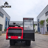 Neuer OKEMAN Diesel 5-Tonnen-Raupendumper Euro 5 Emission Linkslenker Industriequalität Robust 57PS 4-Zylinder Landwirtschaftlicher Muldenkipper