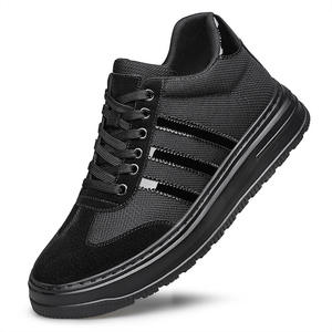 Nuevas Zapatillas Blancas para Hombre Estilo Coreano, Calzado Casual de Cuero con Forro de Malla, Característica de Aumento de Altura, Modernas y Versátiles - Product Image 3