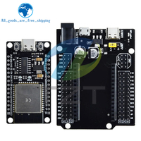 TZT ESP32 papan pengembangan TYPE-C USB CH340 WiFi, papan ekspansi ESP-WROOM-32 ESP32-DevKitC inti ganda daya ultra-rendah