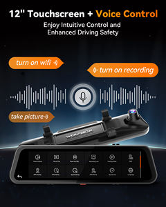 Camera hành trình WOLFBOX Dealer G900TriPro Bumper 4K+2.5K+1080P ba ống kính, camera hành trình 4K, camera hành trình gương chiếu hậu 4K, hộp đen xe hơi màu đen - Product Image 6