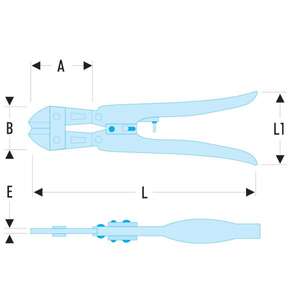 FACOM - 997A.20 Mini croppers - EAN 3148516734419 CORTADORES DE PERNOS DE CORTE - Product Image 2
