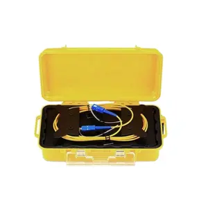 Yellow color Fiber Ring OTDR Launch Cable box