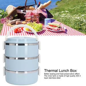 Hot Selling Thermos Food <b>Warmer</b> <b>Microwave</b> Lunch Box Jar Vacuum Insulated Stainless Steel Food Flasks Custom Logo Kids Lunch Box - Product Image 5