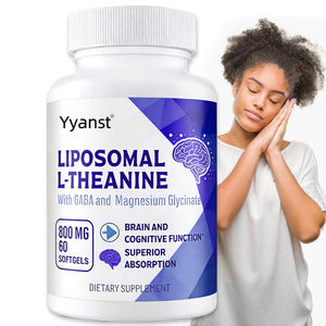 Cápsulas de Gel Suave con Fórmula Avanzada para Apoyar la Función Cognitiva y el Sueño, GABA L-teanina, Bajo en Carbohidratos y Azúcar, Muestra Gratuita OEM/ODM - Product Image 1