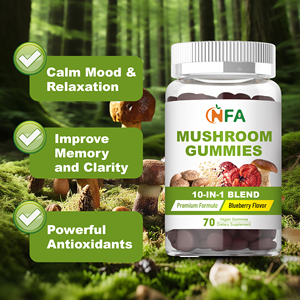 Private Custom Mushroom Gummies Immune Support Energy Support Cognitive Memory Support Contains Lion's Mane With Black Fungus - Product Image 4
