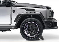 Nouveautés 2025 Style MSY Arches de roues en carbone forgé noir mat pour Mercedes-Benz Classe G G63 G500 W464 W465 2019-2025