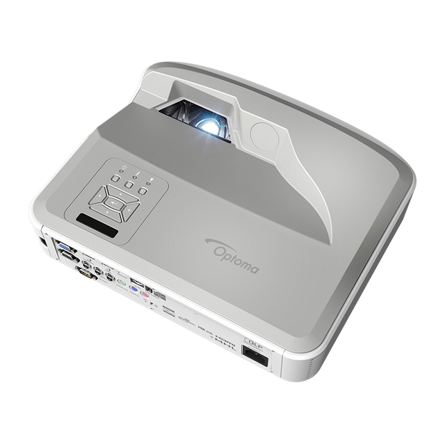 Optoma ZH500USTe Laser Ultra Short Throw Projector 5000 Lumens WUXGA 300000:1 Contrast HDR 3D for Home Theater Office Education