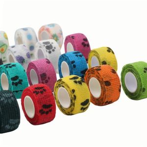 Bandes de résistance élastiques auto-adhésives, bandes élastiques cohésives pour tatouage, bandages imprimés - Product Image 2