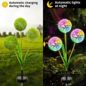 Lámparas Solares de Jardín con Forma de Diente de León, Lámpara Solar para Césped, Impermeable, Automática, Luces LED de Diente de León - Product Image 2